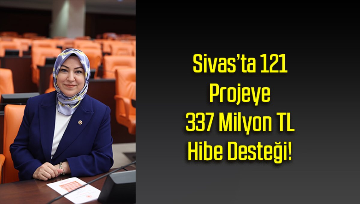 Sivas’ta 121 Projeye 337 Milyon TL Hibe Desteği!