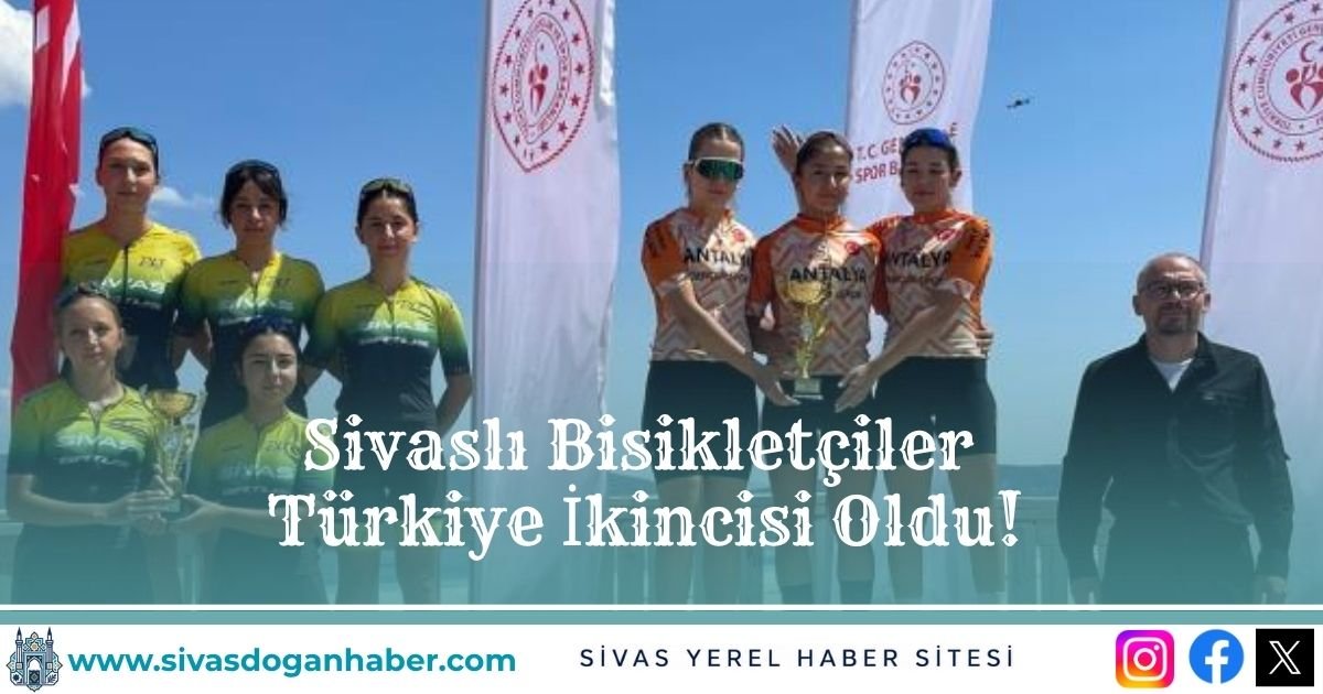 Sivaslı Bisikletçiler Türkiye İkincisi Oldu!